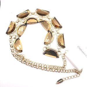 Coldwater Creek Geometric Statement Necklace